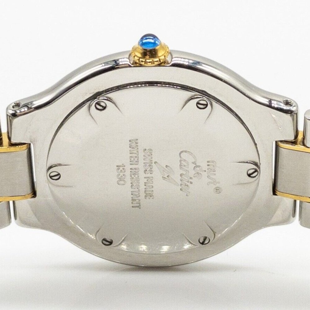 MINT! Cartier Must De 18k 28mm Ladies Watch - Picture 4 of 6